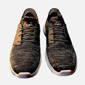 SKECHERS Slade Ocon  Black Gray Relaxed Fit Sneaker Shoe Men's sizes 11.5